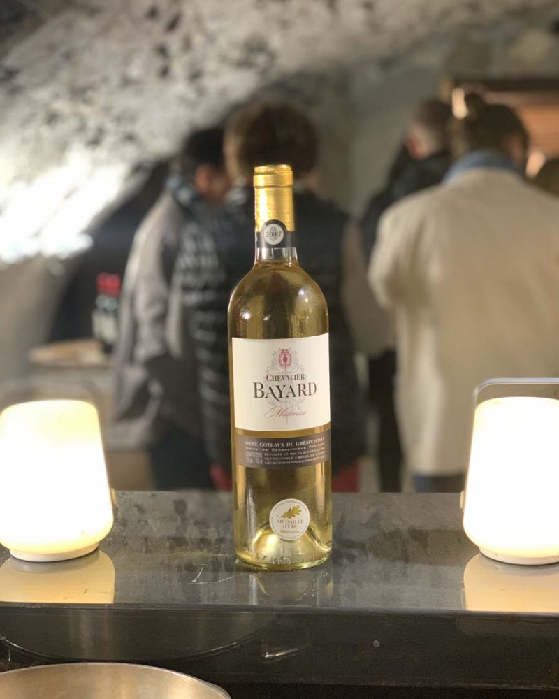 Dégustation de vin et cours d'oenologie dans la cave du Chateau | Chevalier Bayard