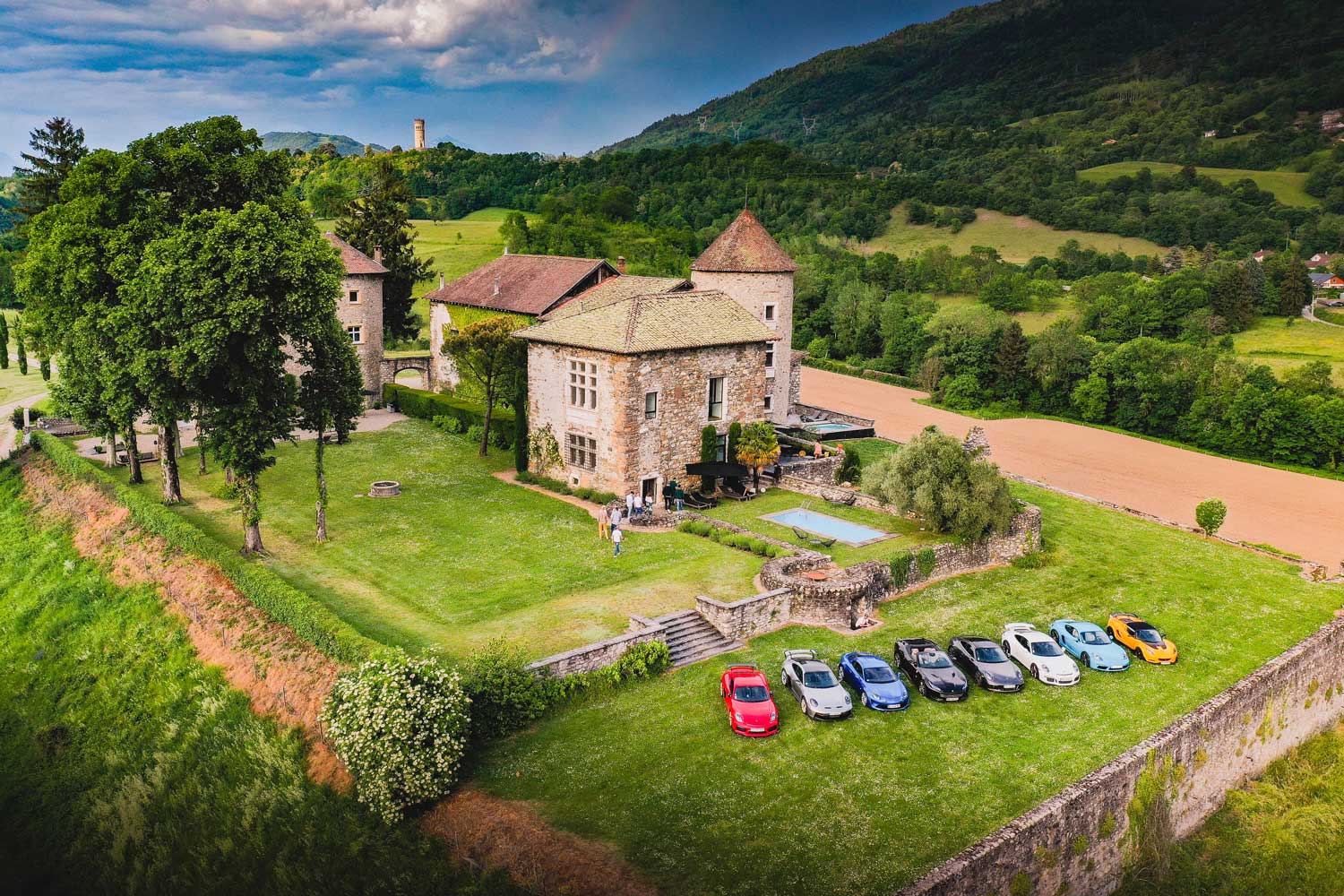 Espace exterieurs Chateau Bayard - visites et activités outdoor pour incentives