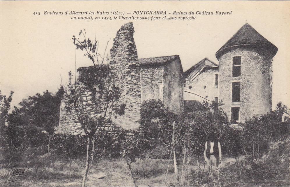 Chateau Bayard, avant renovation Pontcharra